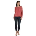 thumbnail image 5 of Moomaya Victorian Style Lace Top For Women Long Sleeves Casual Plain Tunic, 5 of 7
