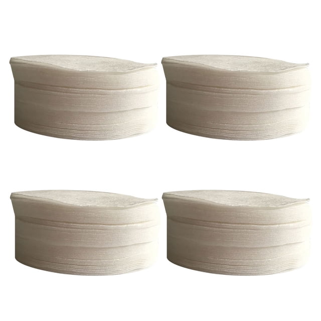 EeaseMX 200 discos desmaquillantes redondos de 7 cm, no tejidos, para el cuidado facial y de la piel, para mujeres (blancos)