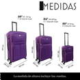 thumbnail image 2 of Set 3 Maletas De Viaje Jony Con Ruedas 20 24 Y 28 Pulgadas Con Candado, 2 of 9