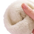 thumbnail image 5 of CYSFASHION Mittens for Women Fitness Skating Cozy Casual Fleece Thermal Gloves Beige, 5 of 9