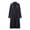 a-Dark Blue10386, variant on VNKIDY Men's Loungewear Solid Color Long Sleeve V Neck Robes With Contrast Trim Belted Pocket Soft Loungewear For Casual Daily Home Relaxation Activities Versatile Homewear
