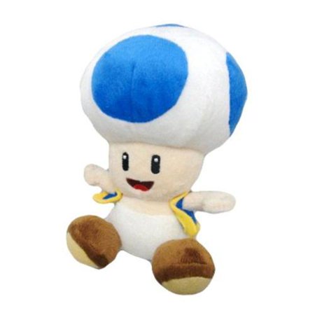 blue toad plush toy