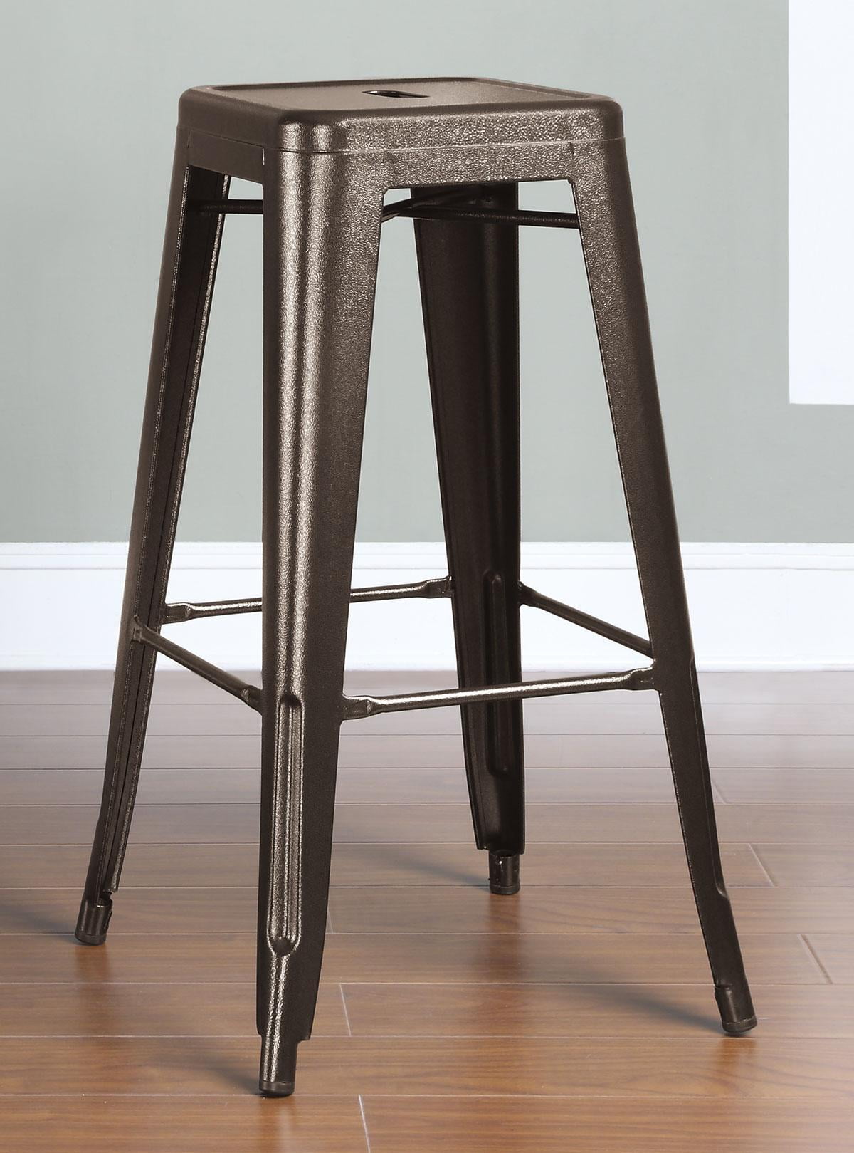30" Metal Bar Stool-Color:Bronze,Quantity:Set of 2 ...