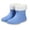 Sky Blue, variant on Xfvqtps Womens Ankle Rain Boots with Detachable Plush Lined Waterproof Slip Resistant Solid Color Thick Sole Casual Outdoor Garden Work Boots