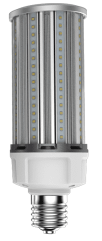 54W LED Corn Light Bulb Warm White 3000K Replaces 550W 6,480 lumens Mogul Base E39 100-277V AC UL/cUL DLC MaxBrite CRN-30K54W
