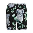 thumbnail image 6 of Daiia Cartoon Koala Bear Mens Woven Stretch Pajama Short,Short Pajama Pants-4X-Large, 6 of 7