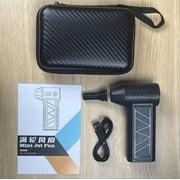 Mini Turbo Fan Blower, Handheld Electric, Powerful Wind Speed 2500mAh Brushless Motor Mini Fan for Snow Blowing