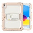 thumbnail image 2 of for iPad (A16)11th /10th Generation 11/10.9 inch 2025/2022 Case, 3in1 Heavy Duty Shockproof Tablet Case with Stand, Shoulder Strap, Cream Rose Gold, 2 of 7