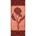 thumbnail image 2 of Corbin, Delphine 12x24 Gold Ornate Wood Framed with Double Matting Museum Art Print Titled - Daisy Silhouette, 2 of 4