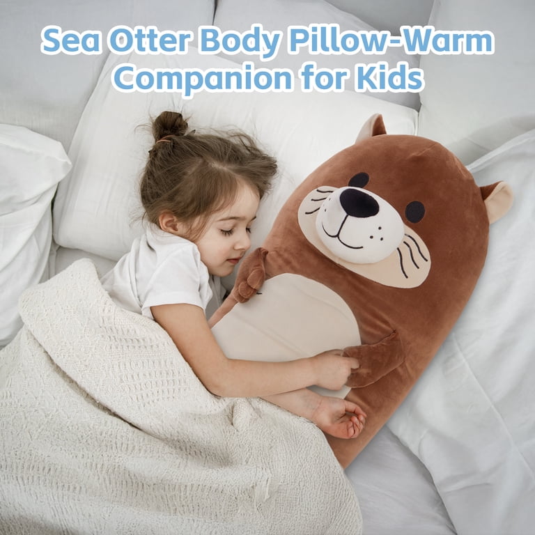 Morismos 39" Giant Otter Plush Body Pillow, Ultra-Soft photo 4