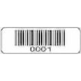 thumbnail image 2 of 1000 Numbered Labels, Pre Printed Serial Barcodes 1-1/2" x 1/2" Sequential Bar Code 128 Stickers - Consecutive Roll Numbers Choose Set 1 Through 9, 2 of 4