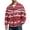 Red, variant on Christmas Zip Up Jacket for Men Long Sleeve Funny Graphic Christmas Jackets Funny Relaxed Fit Full Zip Sweater Jacket for Christmas Holiday Party Coats