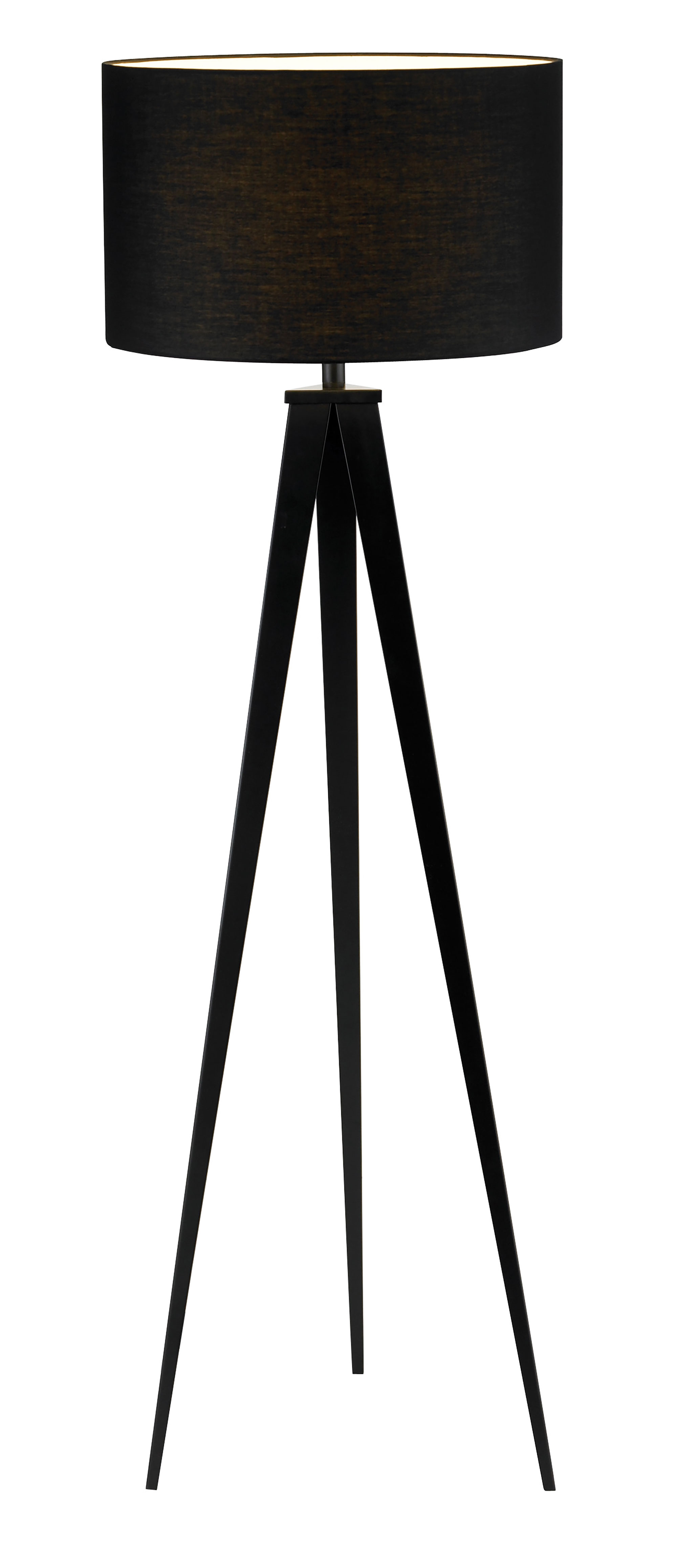 Adesso Director Floor Lamp, Black