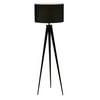 Adesso Director Floor Lamp, Black
