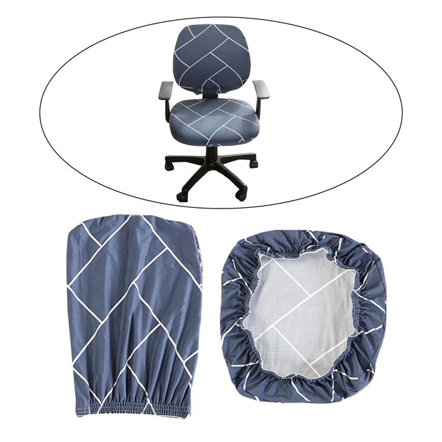 Funda elástica para sillón de oficina, Protector de muebles lavable a prueba de polvo, funda de poliéster para silla de ordenador para silla Macarena funda para sillas de oficina