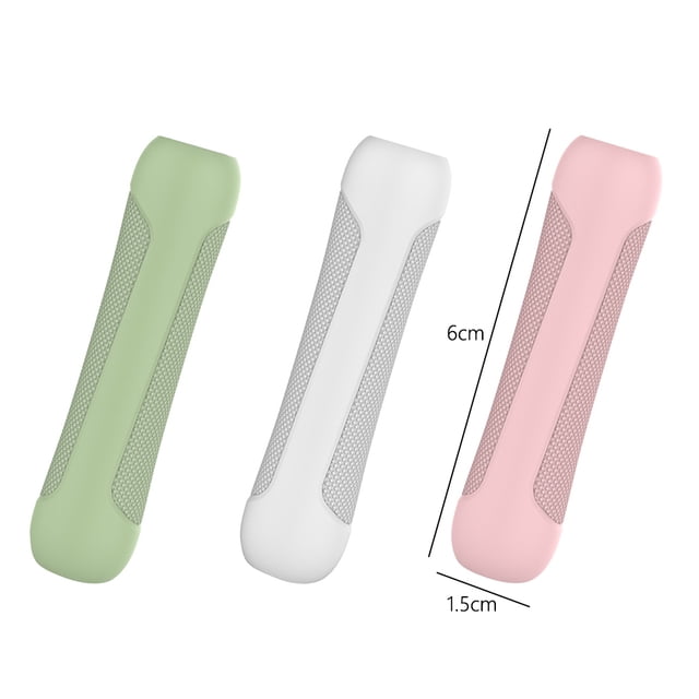 Empuñadura De Lápiz 3 piezas de agarre protector antideslizante para Apple iPad Pencil Gen 1/2 Stylus Pen Protector