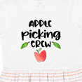 thumbnail image 4 of Inktastic Apple Picking Crew Girls Toddler Dress, 4 of 5