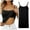 Z3-Black, variant on Women's Shelf Bra Camisole Tops Adjustable Spaghetti Strap Cami Tank Tops Cotton Undershirts Khaki,S