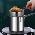 thumbnail image 2 of Deep Fryer with Frying Basket Multi-Function Small Pot for Kitchen Use Fried Chicken Cooking Tools, 2 of 5