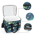thumbnail image 6 of FORMRS Insulated Cooler Bag 24 Cans Capacity Soft Leakproof Lunch Box with Side Pockets, Sharks Pattern, 6 of 7