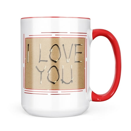

Neonblond I Love You Matches Mug gift for Coffee Tea lovers