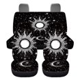 thumbnail image 6 of Jeiento Sun and Moon Car Seat Covers Set of 4 Stretchy Bucket Seat Cushion Rear Bench Protector for RV Truck SUV Automotive Accessory Easy to Install, 6 of 7