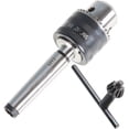 thumbnail image 6 of waltyotur Drill Press Chuck B16, Heavy Duty 1/2 Inch Drill Chuck Adapter Converter with Quick Change MT2 Shank and Chuck Key, Morse Taper Arbor, 6 of 7