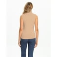 thumbnail image 6 of FITVALEN Women's Mock Turtleneck Tank Tops Sleeveless Stretch Slim Fit Top Base Layer Shirt, 6 of 7