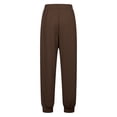 thumbnail image 4 of JIANJIA Womens Sweatpants Lined Wide Straight Leg Bottom Joggers Workout High Waisted Yoga Pockets Pants Streetwear, 4 of 4