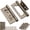 Bronze, variant on 5 Inch No Mortise Door Hinges, Heavy-Duty 304 Stainless Steel Hinges with Bearings for Residential Doors, 100KG Load Capacity (4 Pack) Interior Door Hinges, Easy to Intall Black Hinges