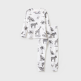 thumbnail image 1 of PatPat Pijamas para Niños y Niñas con Estampa de Animales (Conjunto de 2 Piezas Ajustado), 1 of 2