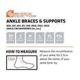 thumbnail image 4 of Shock Doctor Ankle Brace Cleat Specific with Minimal Coverage and Strong Support. Low Profile Ankle Support. Made for Modern Cleat/Athletic Shoes. Fits Left or Right (Small), 4 of 4