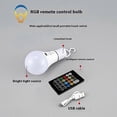 thumbnail image 2 of E27 RGB Rechargeable Light Bulb with Remote Control and Timer Dimmable Touch Control 2700, 2 of 5