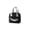 Black, variant on Insulated Lunch Bag for Women Men, Cute Portable Thermal Tote with Smile Pattern, Leakproof Reusable Cooler Box for Work School Office Picnic, Lightweight Lunch Box with Front Pocket (1 Pack)