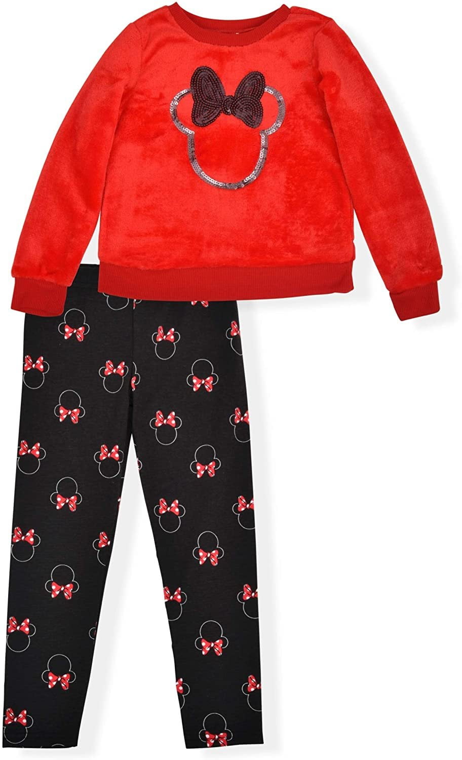 NEW Disney Minnie Mouse Girl Dress $ Legging/Top & Tutu Skirt Set-5,6,6x $44 