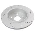 thumbnail image 2 of Geelife Rear Semi Metallic Brake Pad & Performance Rotor Kit for Ram Durango Aspen, 2 of 9