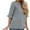 Gray, variant on gakvbuo Plus Size Summer Tops For Women Tops Dressy Casual Tunic Tops To Wear With Leggings Women's Solid Color Short Sleeves Blouse Round Neck Ruffles Casual Tops