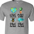 thumbnail image 4 of Inktastic Earth Day Plant a Tree Save the Bees Save the Seas Love Your Mother Earth T-Shirt, 4 of 5