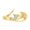 10K Yellow Gold, variant on FINE JEWELRY Sterling Silver Diamond Bypass Open Band Ring (1/10 cttw, I-J Color, I2-I3 Clarity) Size 9