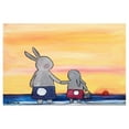 thumbnail image 7 of "Andrea Beach Bunnies" Painting Print on Wrapped Canvas, 7 of 7