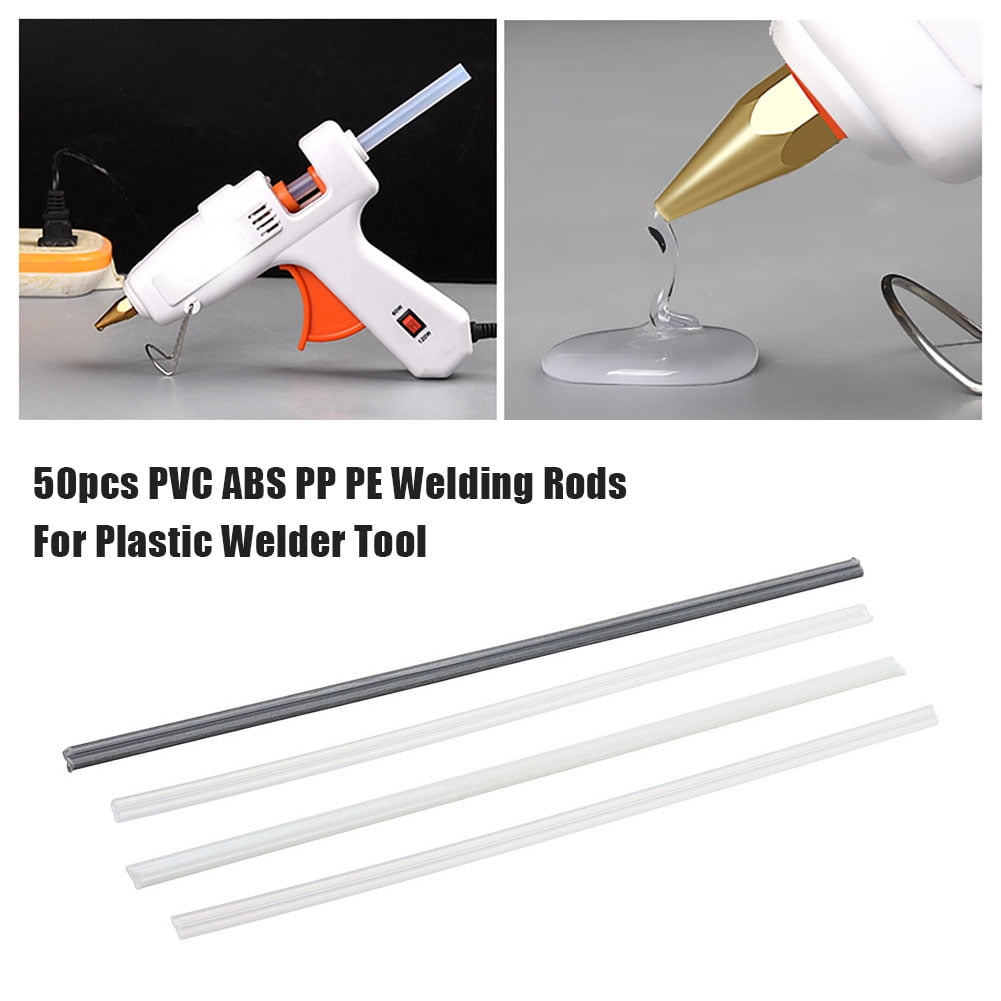 50PCS/kit Welding Rods ABS/PP/PVC/PE Welding Sticks Plastic Welder Tools