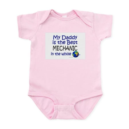 

CafePress - Best Mechanic In The World (Daddy) Infant Bodysuit - Baby Light Bodysuit Size Newborn - 24 Months