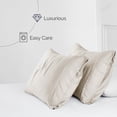 thumbnail image 5 of Southshore Fine Living, Inc. Rayon Derived from Bamboo Sheet Set, 300 TC Full Size Bed Sheets, Bone, 5 of 6