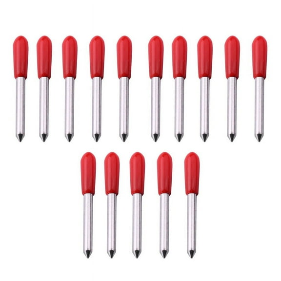 45 Degree for Cutting Plotter Blade High Hardness Vinyl Cutter Knife Blade Machine Tool 60Pcs