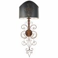 thumbnail image 1 of Benzara BM148638 Beautifully Executed Trumani Wall Sconce, Black, 1 of 1