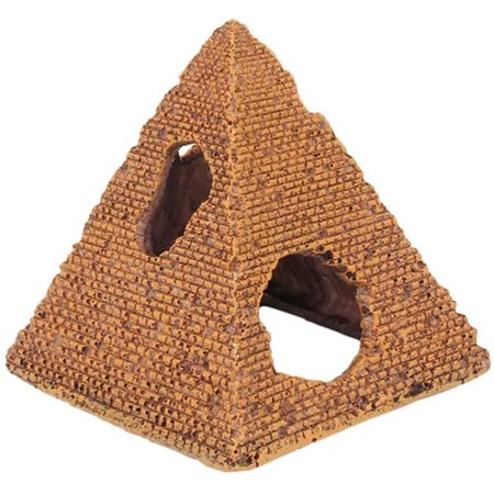 Aquarium Decor Castle Fish Tank Decoration Stands Egyptian Pyramid ...