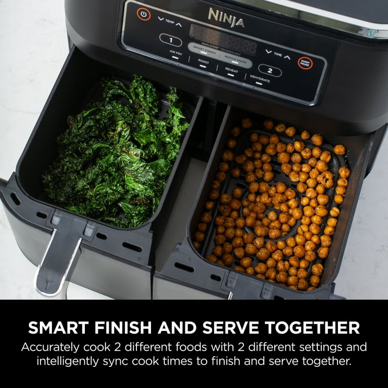 Ninja Foodi 4 in 1 8 qt. 2 Basket Air Fryer with DualZone Technology