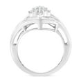thumbnail image 2 of Sterling Silver 1ct TDW Diamond Bypass Cluster Ring (I-J, I2-I3), 2 of 8