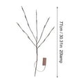 thumbnail image 3 of Tree Branch Lights 30Inch 20LED Bendable Battery Operated PVC Metal for Wedding Halloween Christmas Decoration, 3 of 6