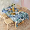 thumbnail image 2 of Pioneer Flower Floral Print Pattern Rectangle Tablecloth 60"x120",Waterproof Polyester Rectangle Table Cloth, Wipeable Spillproof Polyester Tablecloth for Dining, Camping, Indoor and Outdoor, 2 of 6